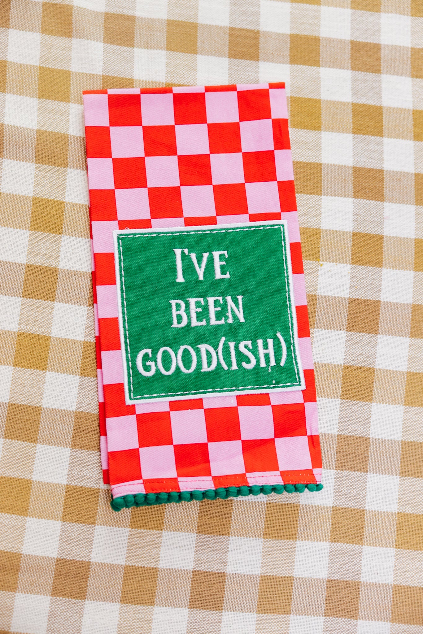 I've Been Goodish Kitchen Towel